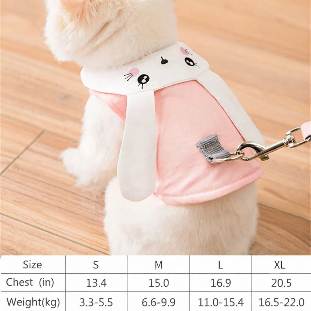 Pet Vest Chest Harness And Leash For Secure Daily Walks