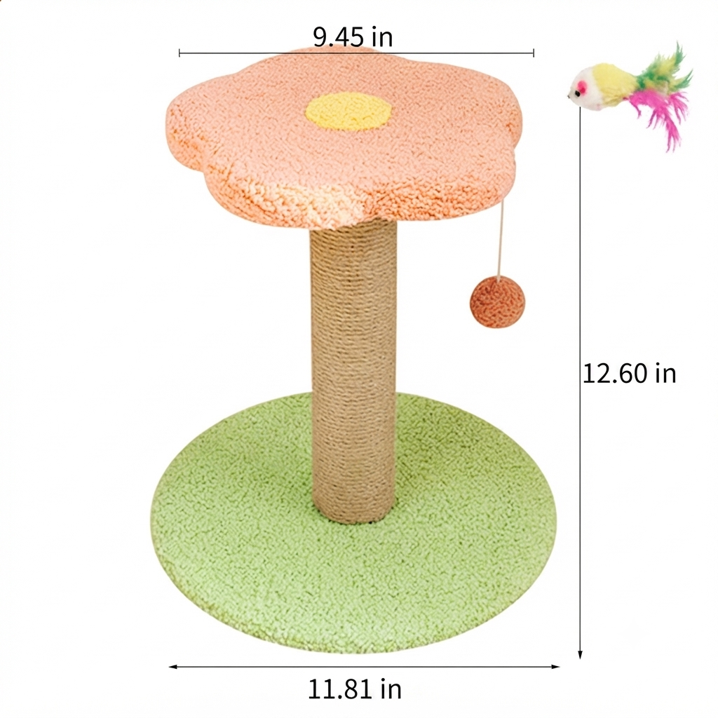 Pet Claw Grinding And Interactive Teaser Toy