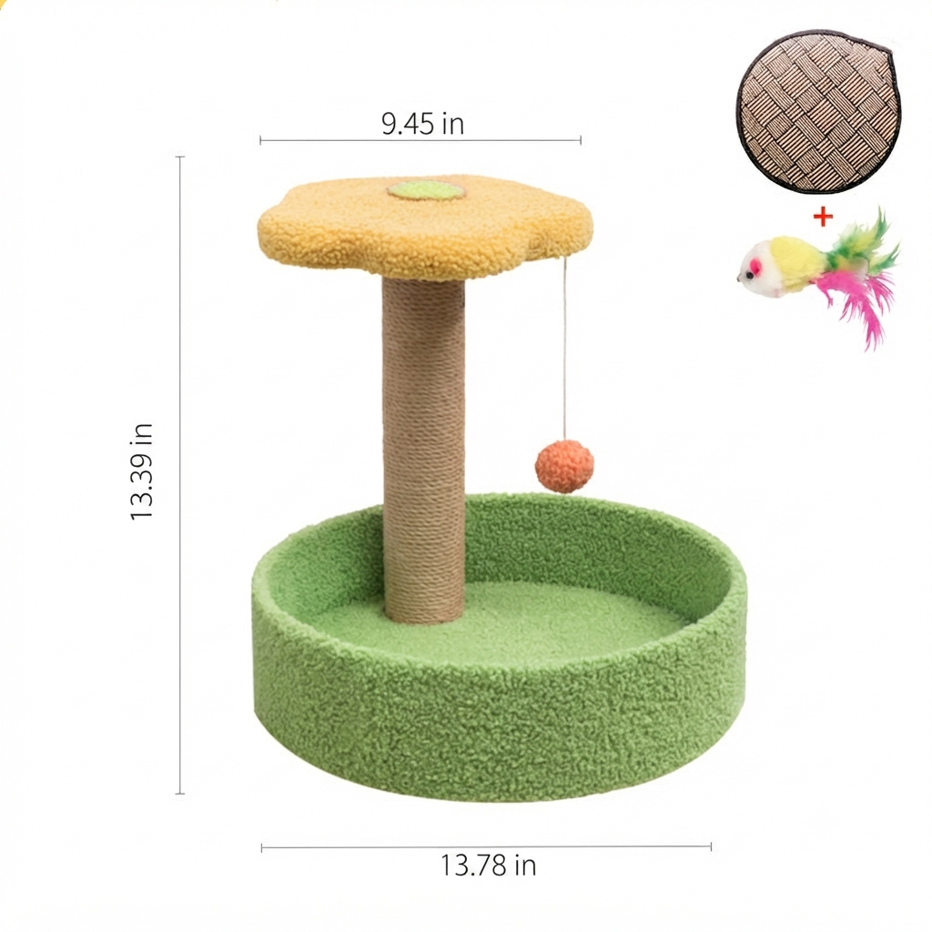 Pet Claw Grinding And Interactive Teaser Toy