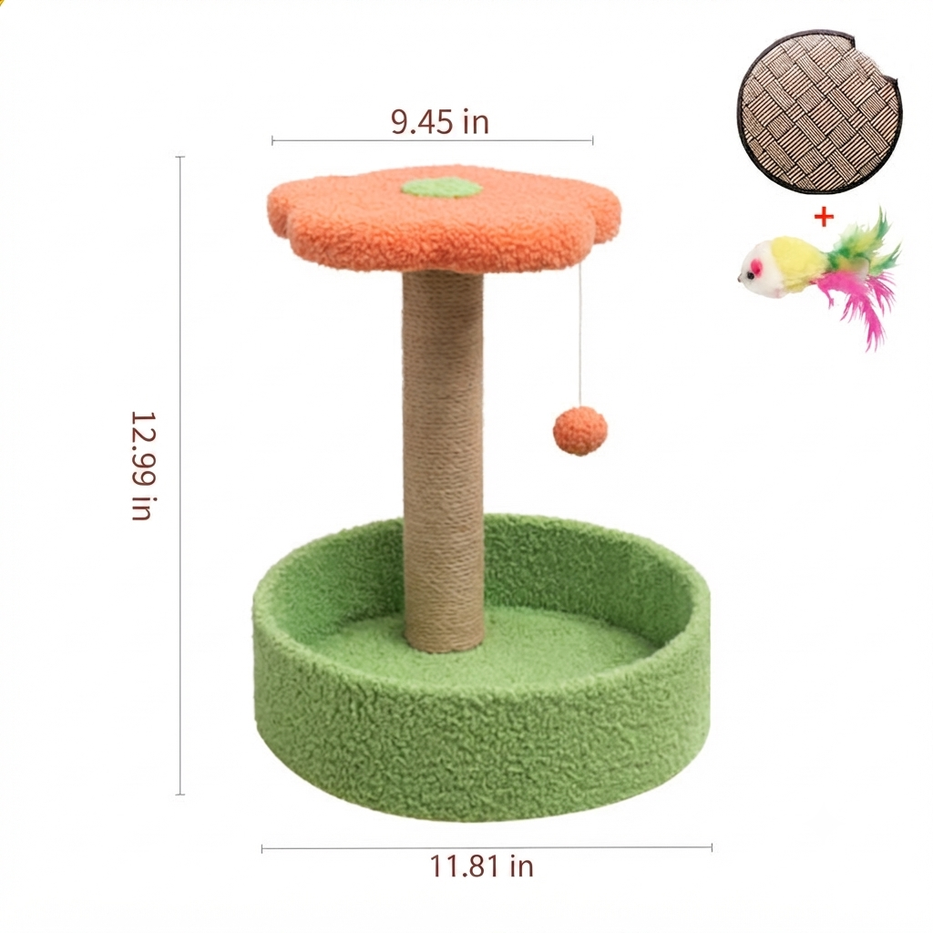 Pet Claw Grinding And Interactive Teaser Toy